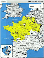 France, Paris Mission Map