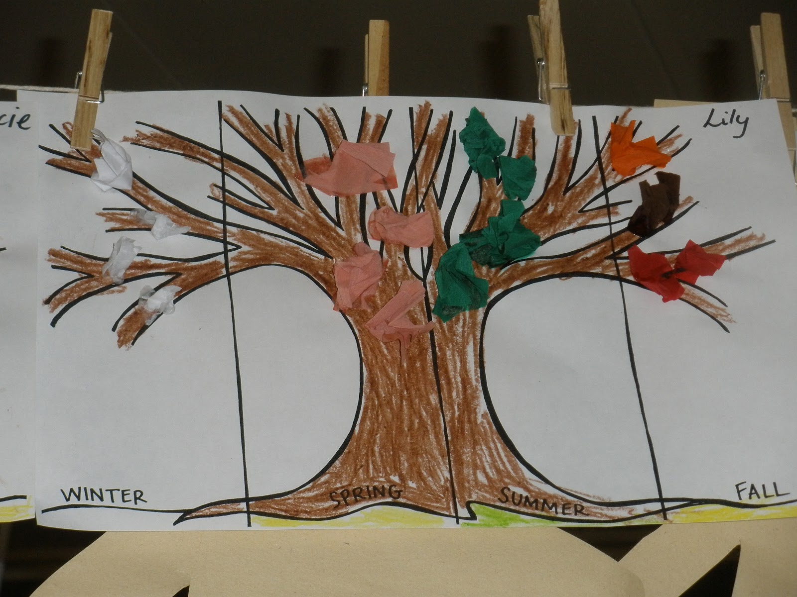 The Art of Teaching: A Kindergarten Blog: Seasons Tree