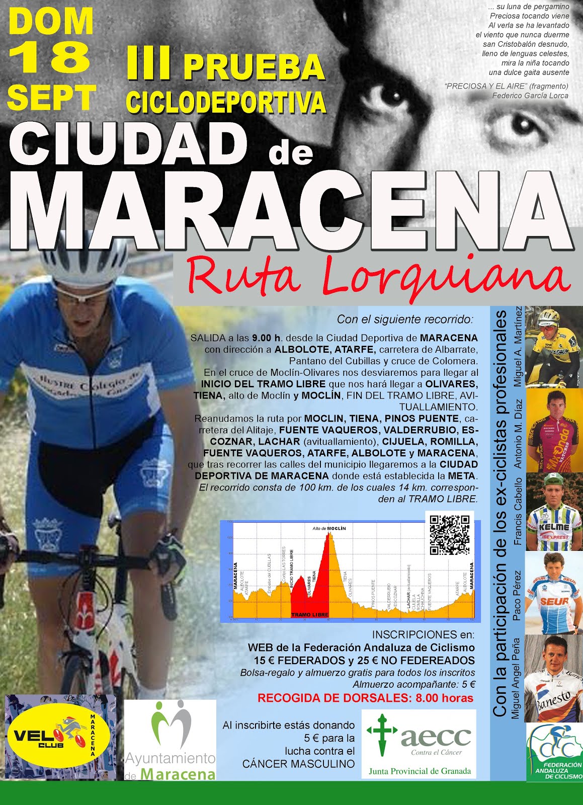 III MARCHA CICLODEPORTIVA CIUDAD DE MARACENA-RUTA LORQUIANA