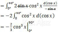 Tahap penyelesaian integral substitusi fungsi trigonometri