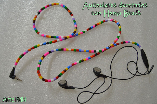diy hama beads decorar auriculares audifonos perler beads hazlo tu mismo como hacer manualidades how to