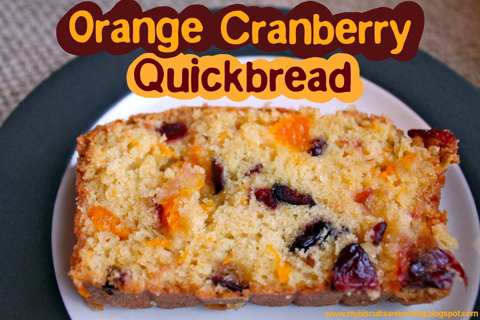 Eggnog Cranberry Bread