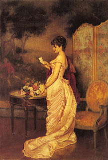 Auguste Toulmouche (1829-1890)- Любовное письмо
