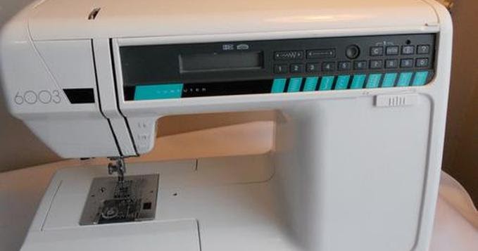 Sewing Machine Instruction Manuals: Elna 6003 Sewing Machine