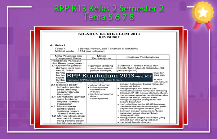 RPP K13 Kelas 2 Semester 2 Tema 5 6 7 8 RPP K13 Kelas 2 Semester 2 Tema 5 6 7 8