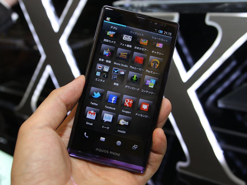 Japanese smartphone Softbank Aquos Phone Xx 106SH