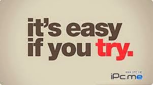 It's easy ,if u try !