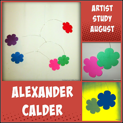 Artist Study - Alexander Calder on the Virtual Refrigerator, an art link-up hosted by Homeschool Coffee Break @ kympossibleblog.blogspot.com #virtualfridge