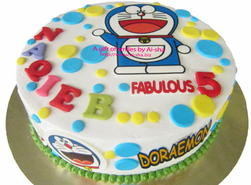 Birthday Cake Edible Image Doraemon