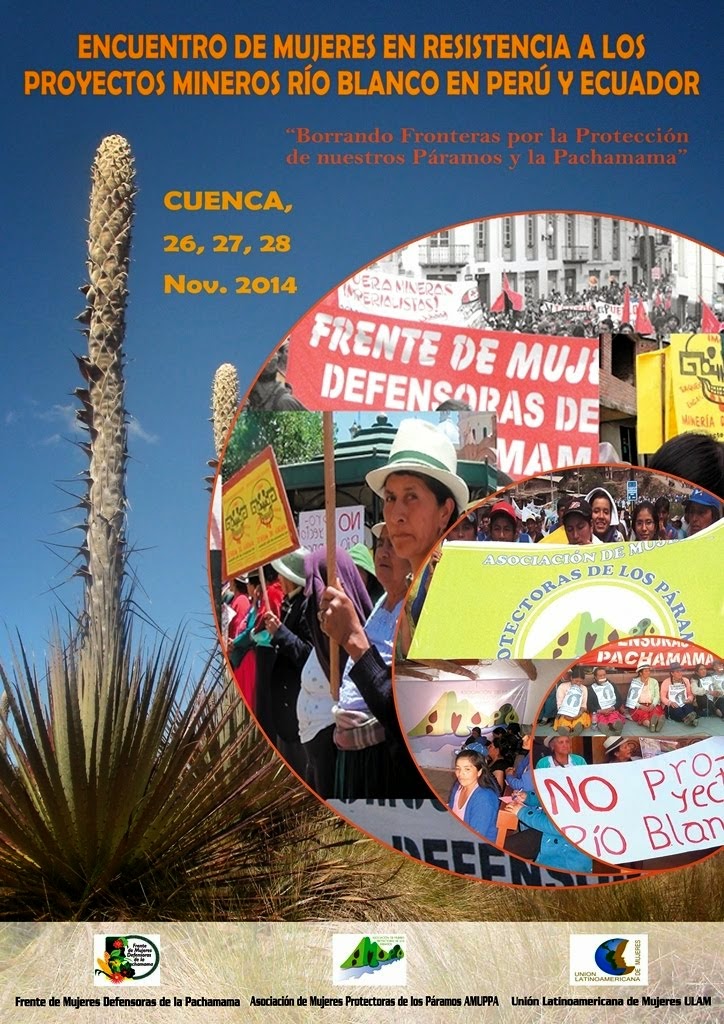 Encuentro de Mujeres en Resistencia a los proyectos Río Blanco en Perú y Ecuador