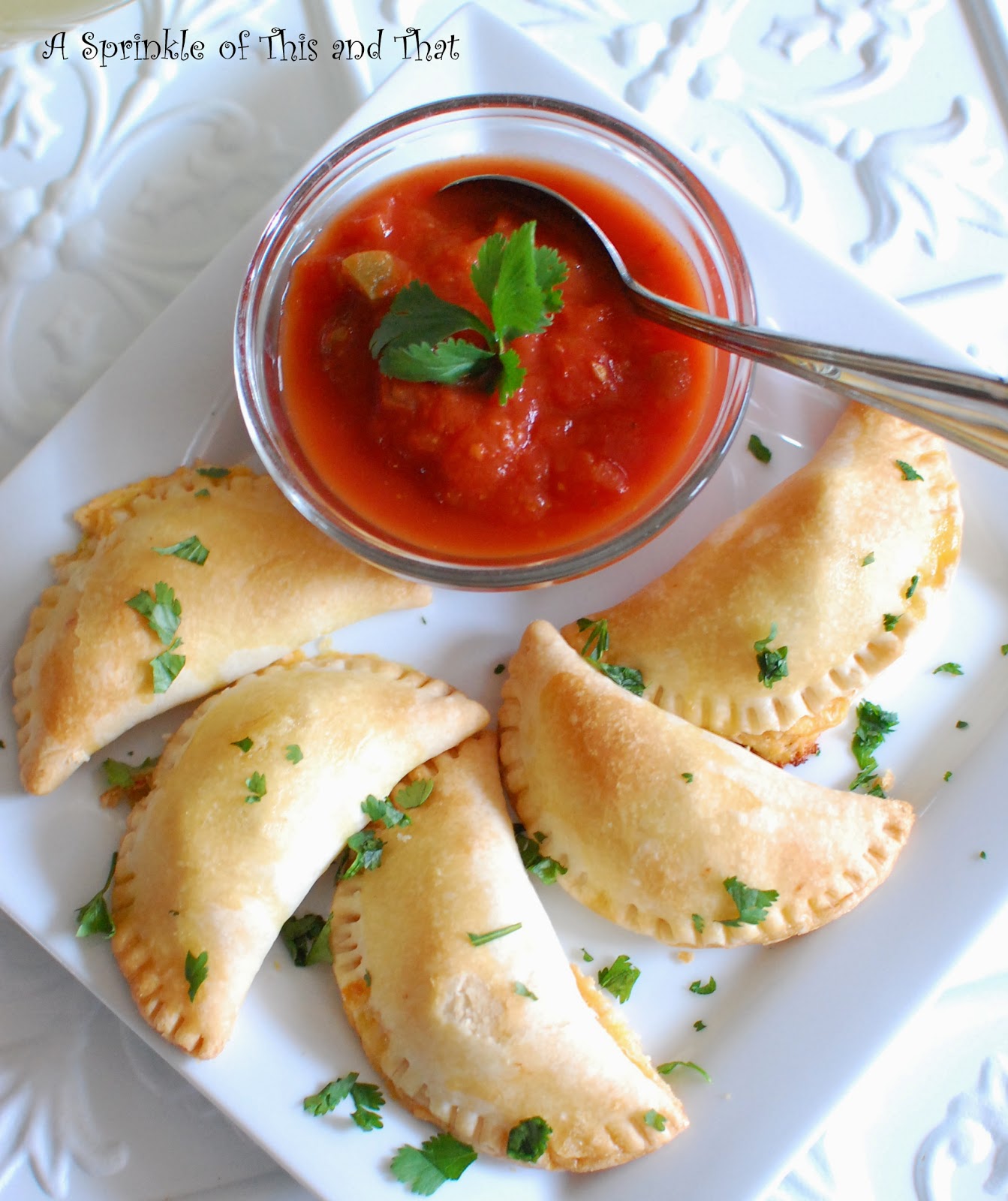 A Sprinkle of This and That Chicken Empanadas