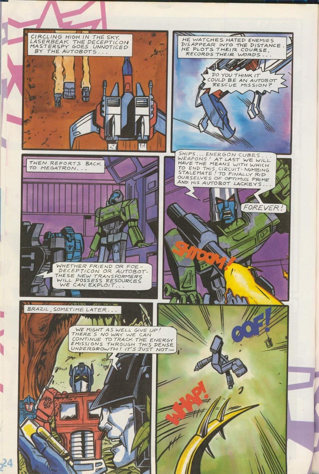 Boys Adventure Comics Transformers Generation 2 annual (part 2)