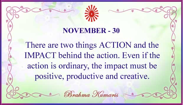 November 30 Thought For The Day November 30
