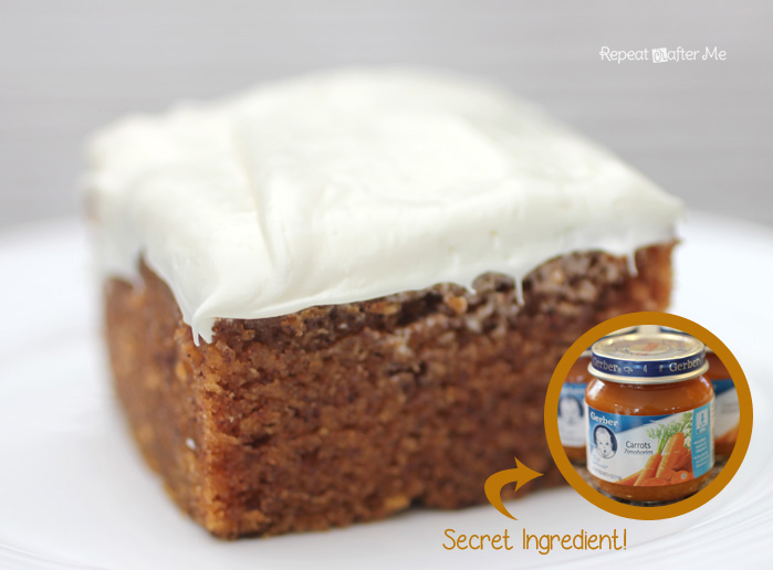 Baby Food Carrot Cake Bars Baby Food Carrot Cake Bars