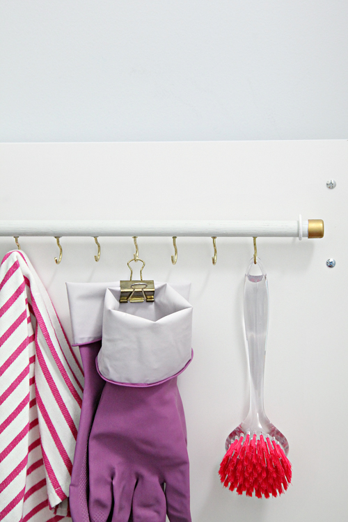 IHeart Organizing Organizing Under the Laundry Room Sink & a DIY