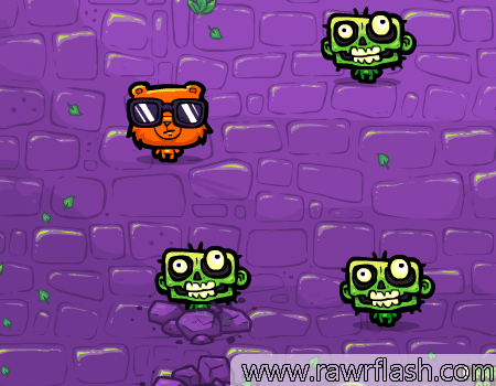 Flippin' Dead Jogos de zumbi, pacman, sobrevivência.