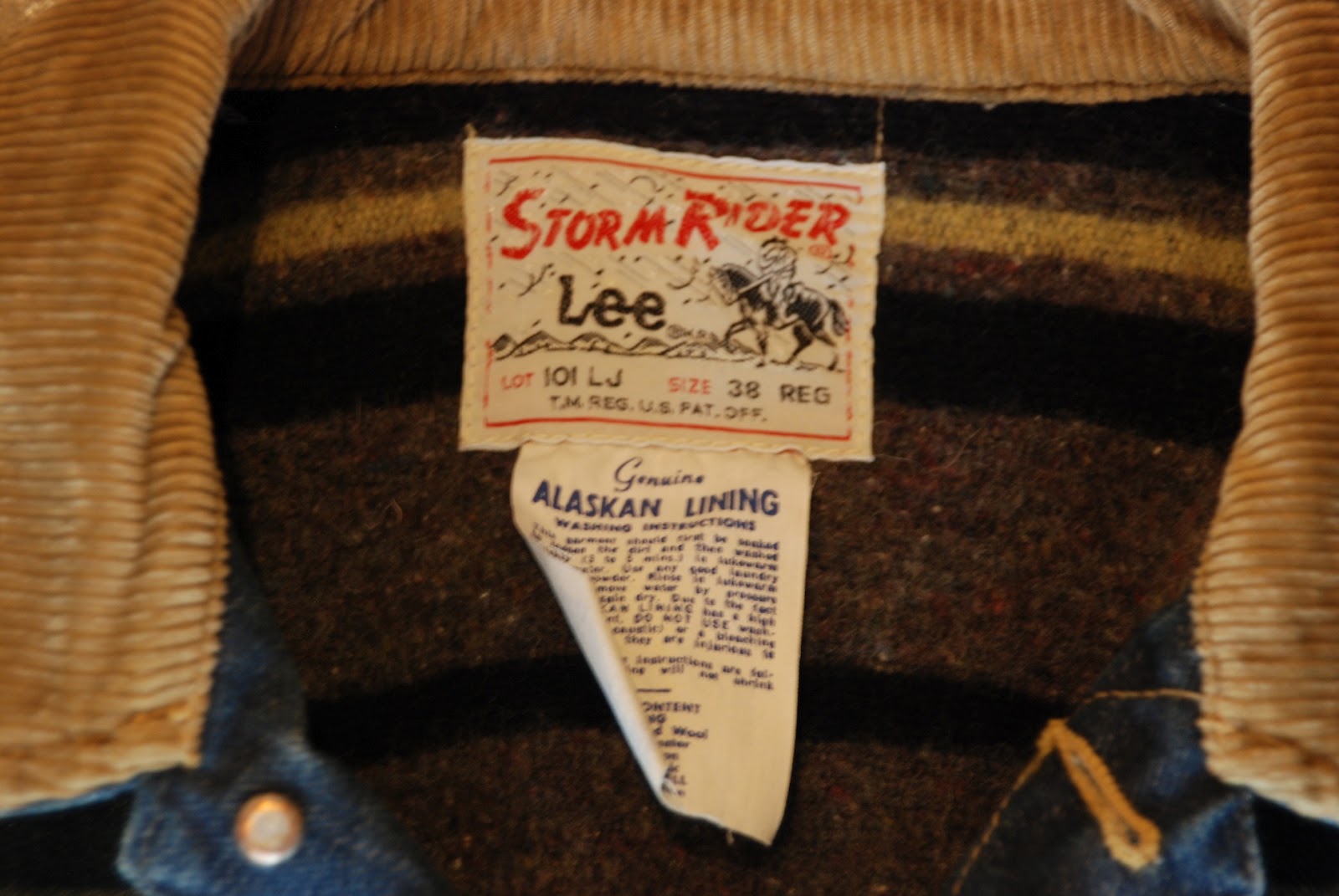 CHAD'S DRYGOODS: LEE STORM RIDER JACKET - HISTORY REPEATING