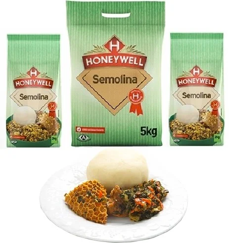 Honeywell Semolina Wheat Flour: Swallow Foods for Nigerians - Naija Grocery