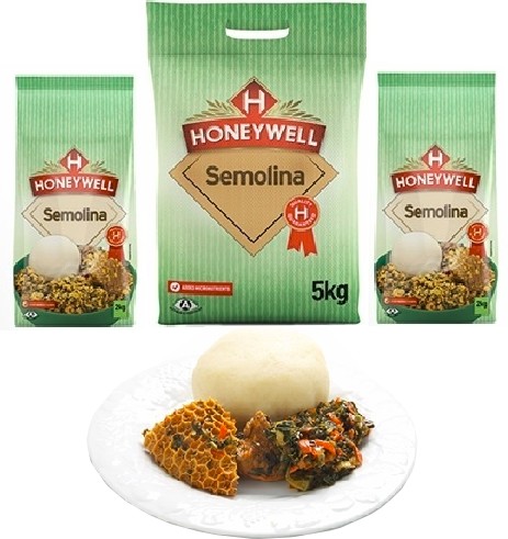 Honeywell Semolina Wheat Flour: Swallow Foods for Nigerians - Naija Grocery