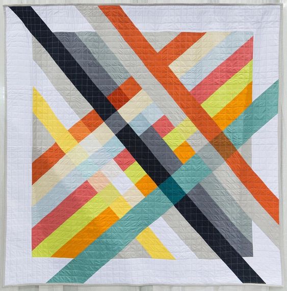 Pique Nique Quilt Free Pattern designed by Suzanne Paquette of Atelier Six