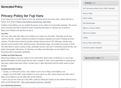 Cara Mudah Membuat Privacy Policy, Disclaimer dan Term Of Service