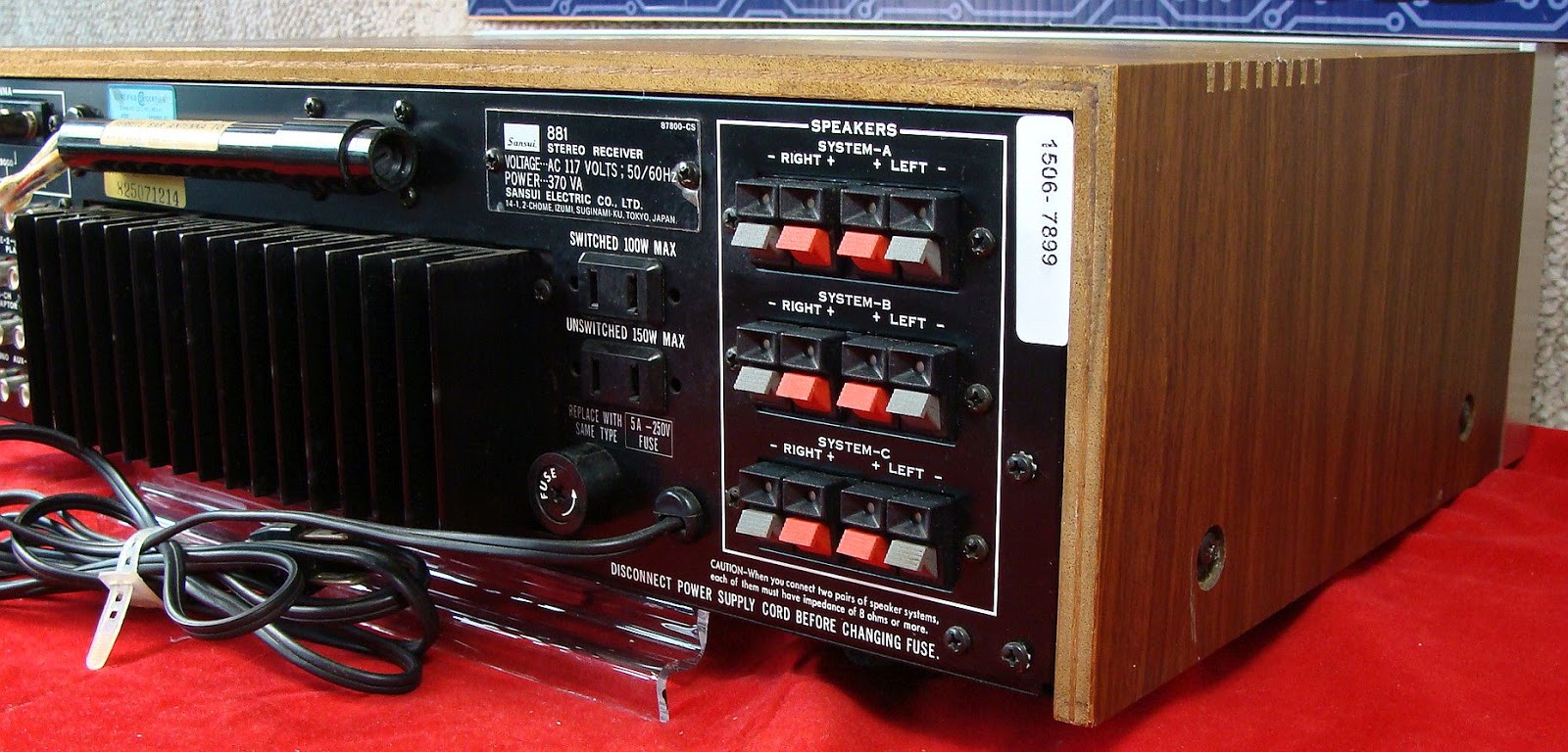 Sansui 881 Analog Stereo Receiver AudioBaza