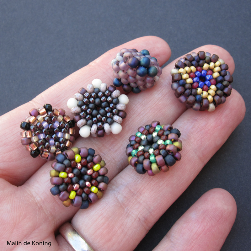 Beading by Malin de Koning New in shop groups of beaded beads