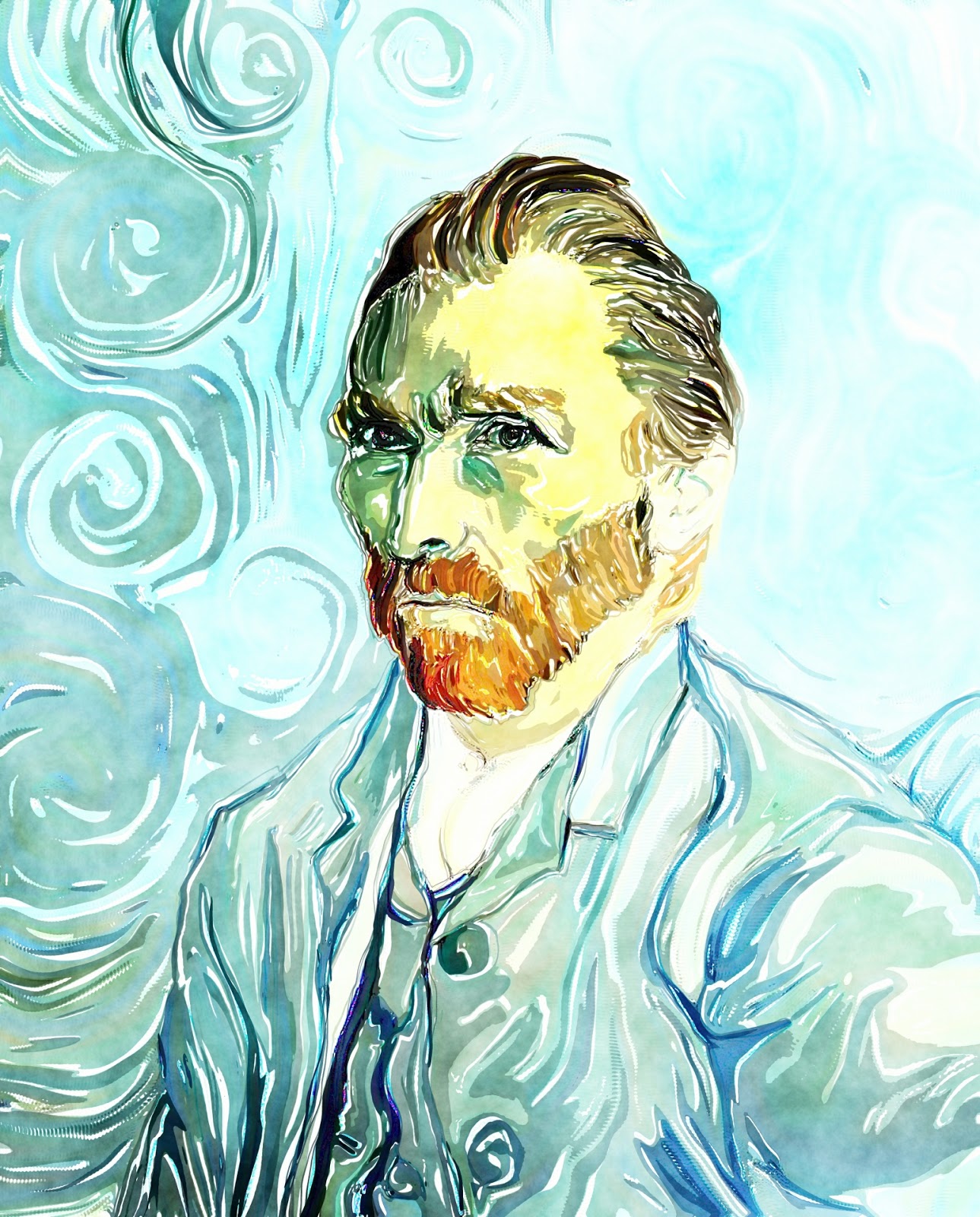 Visual Art and Culture: Loving Vincent : An animated film based on the life  of Van Gogh. 65,000 hand-painted frames in the style of Van Gough are used  to create this animated