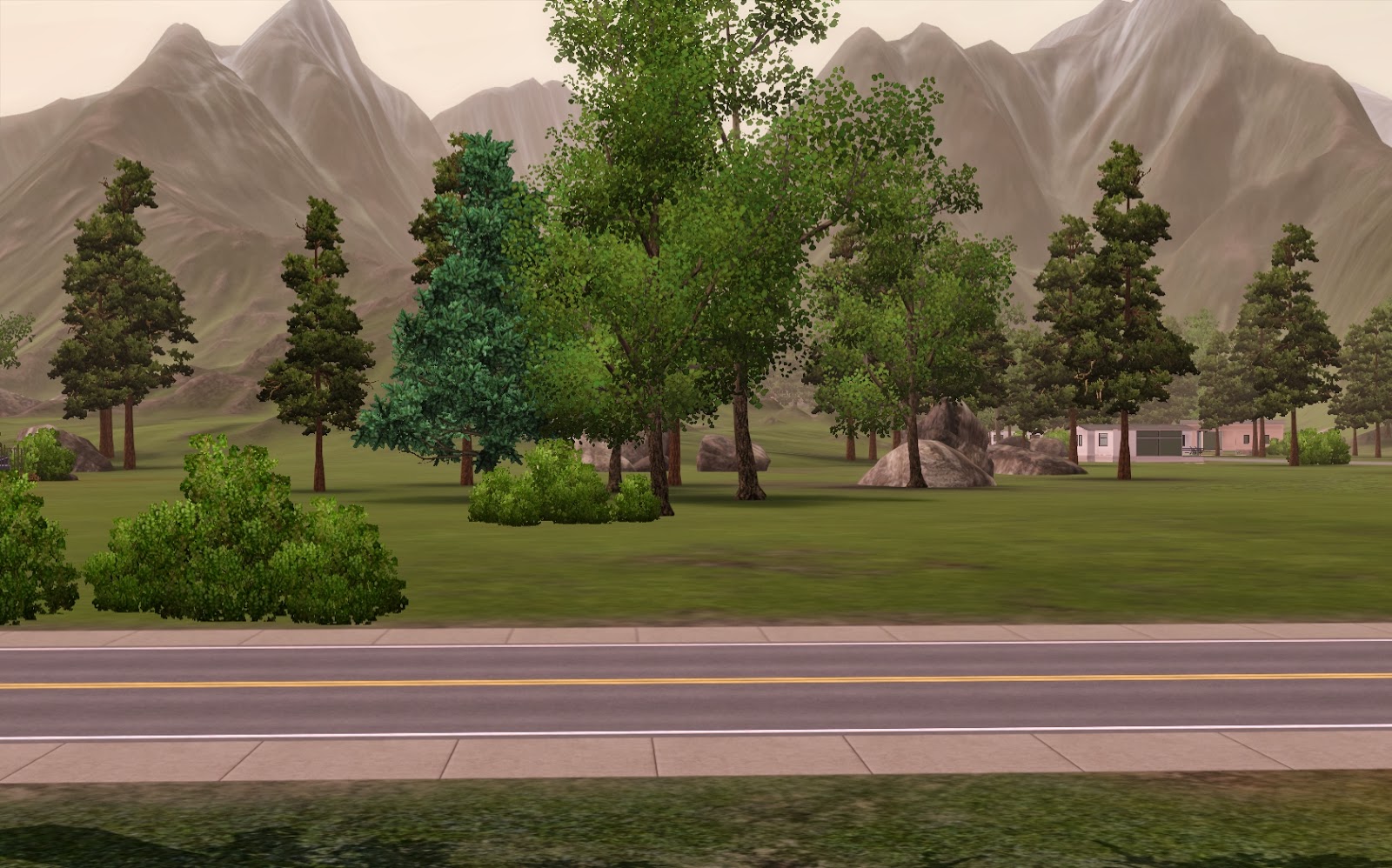 Summer's Little Sims 3 Garden Moonlight Falls (The Sims 3