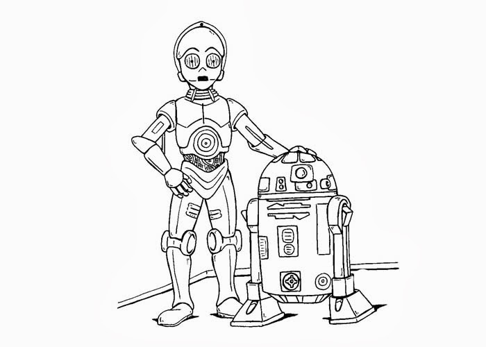 Star Wars robots coloring pages | Free Coloring Pages and Coloring ...