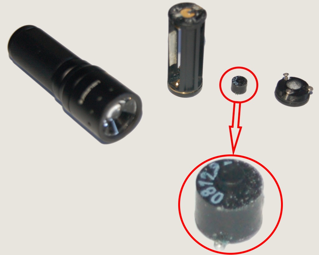Eamonn's Ramblings: Repair of LED Lenser flashlight