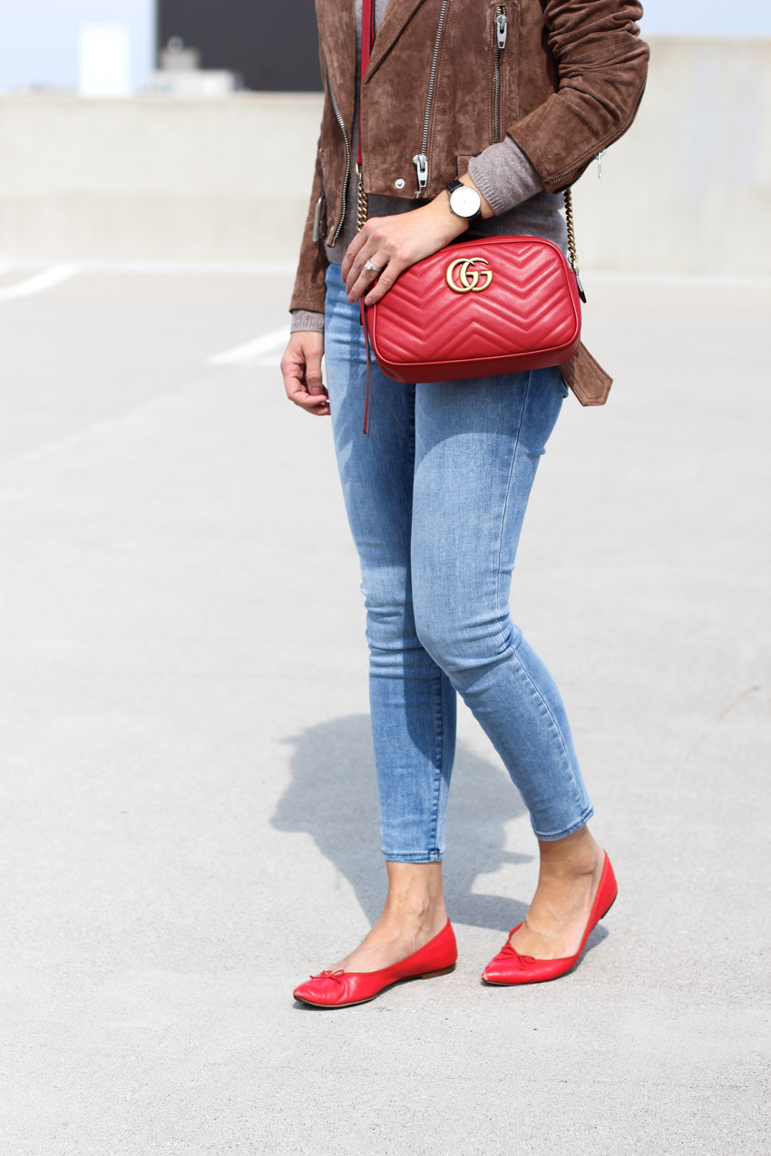 Spring Flats + ankle jeans - Lilly Style