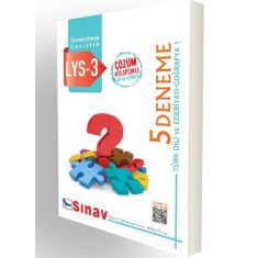 Sınav LYS 3 Türk Dili ve Edebiyatı Coğrafya 1 5 Çözümlü Deneme Sınav LYS 3 Türk Dili ve Edebiyatı Coğrafya 1 5 Çözümlü Deneme
