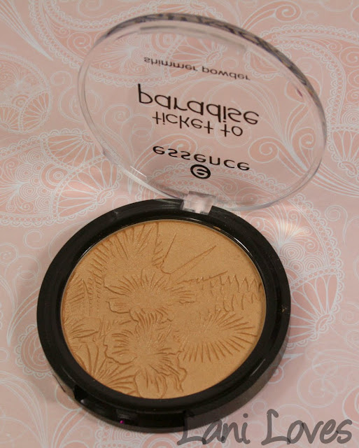 Essence Ticket to Paradise - Tropical Heat Shimmer Powder Swatches & Review