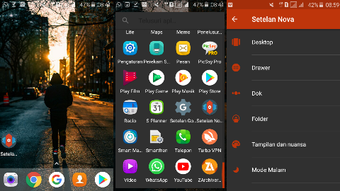 aplikasi launcher terbaik 2019 nova launcher