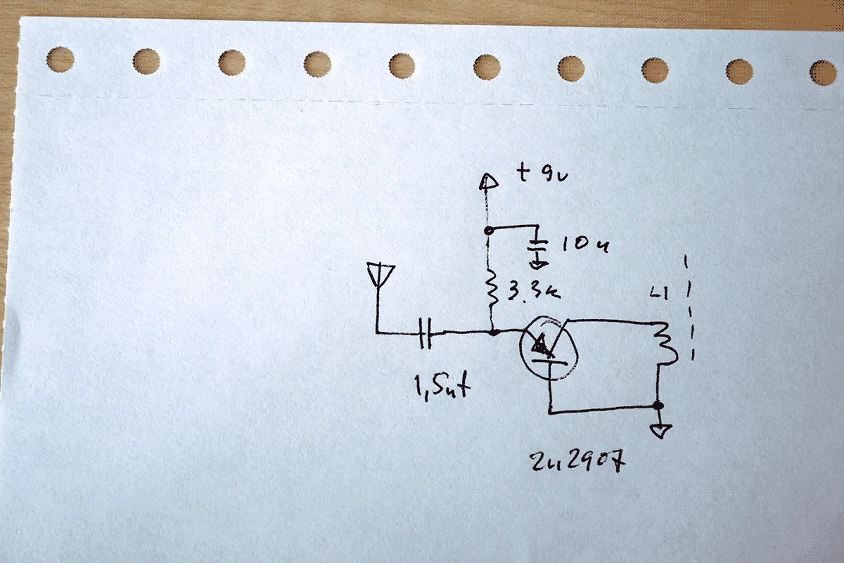 EEKit Blog. Programmer's Notes RF Stage for Regenerative Radio Receiver