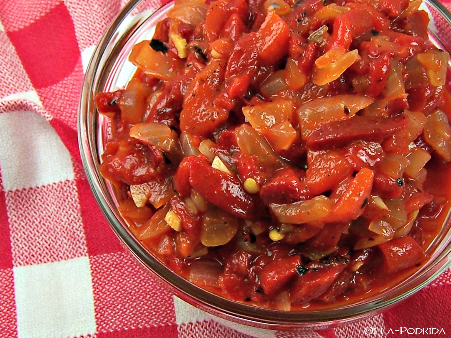 OllaPodrida Roasted Red Pepper Relish