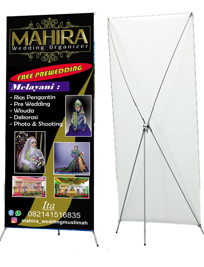 Cantik Desain Banner Wedding Organizer Erlie Decor