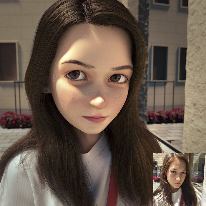 #5 - Artist Turns People Into 3D Pixar-Like Characters And You Can Become One Too #5 - Artist Turns People Into 3D Pixar-Like Characters And You Can Become One Too