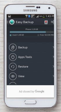 android backup apps 2017