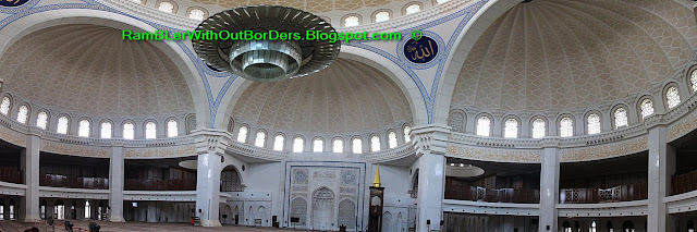 Interior, Wilayah Mosque, KL, Malaysia