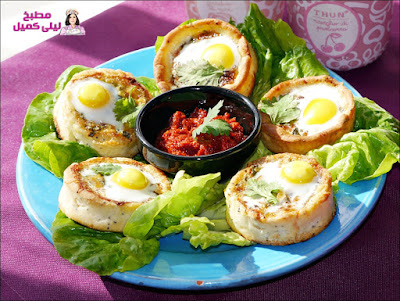 كيش روعة بالقرع والسبانخ وبيض السمان من مطبخ ليلى كميل