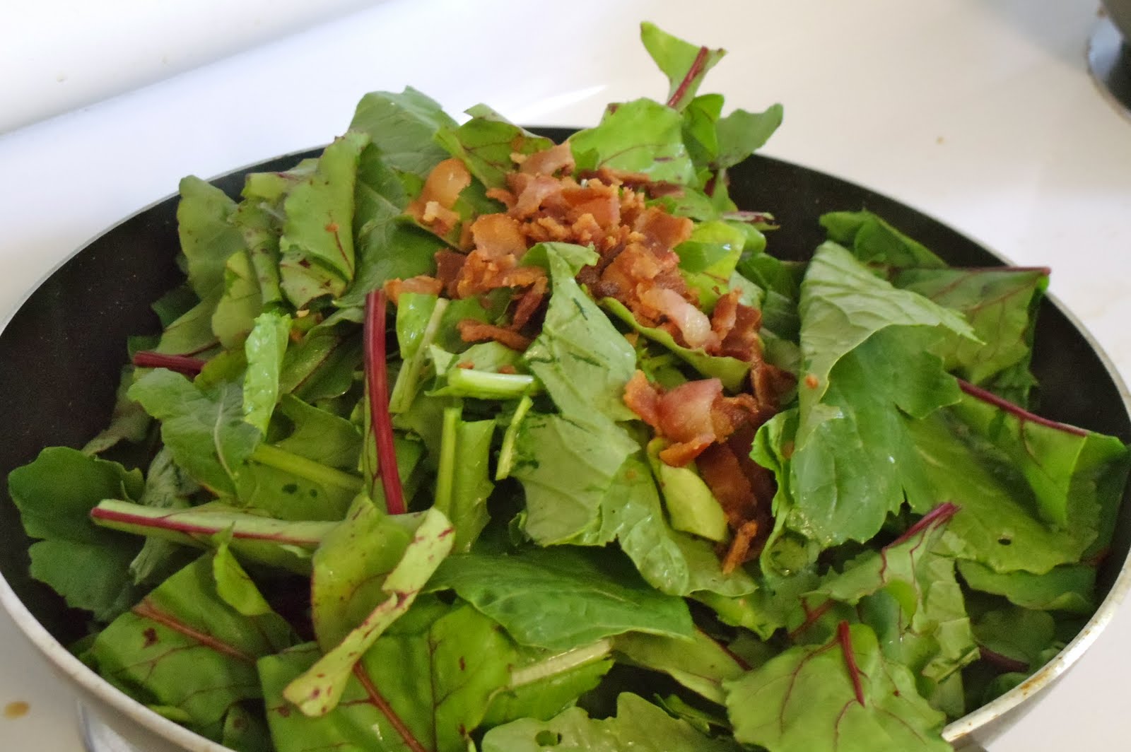 Seasonal Sustenance Turnip Homefries and Beet/Turnip Greens