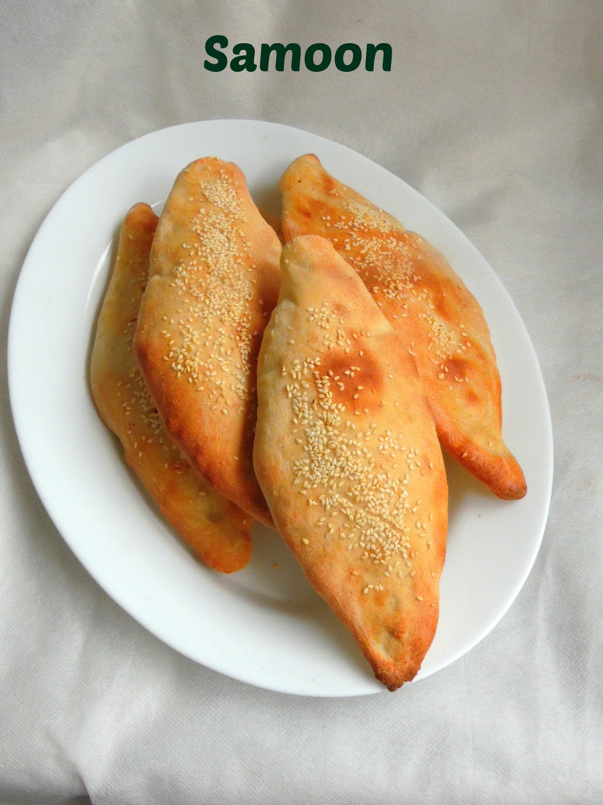 Priya's Versatile Recipes Samoon/Iraqi Flatbread