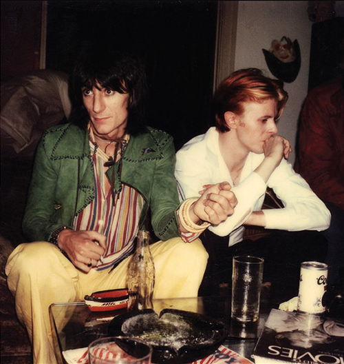 Ron Wood e David Bowie