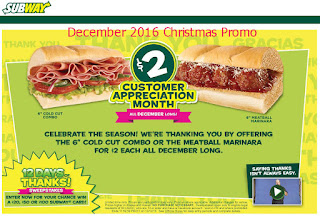 Subway coupons december 2016 Subway coupons december 2016