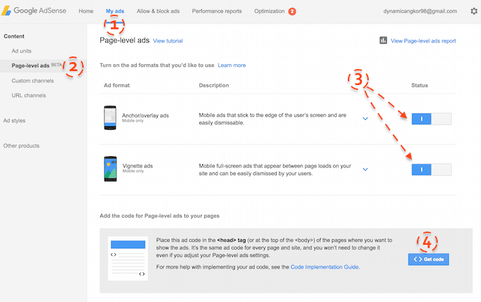Setup Page-Level Setup Page-Level