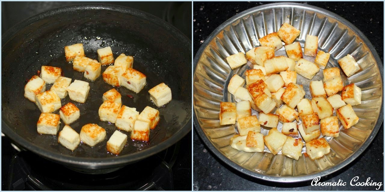 Aromatic Cooking Eggplant And Paneer Curry
