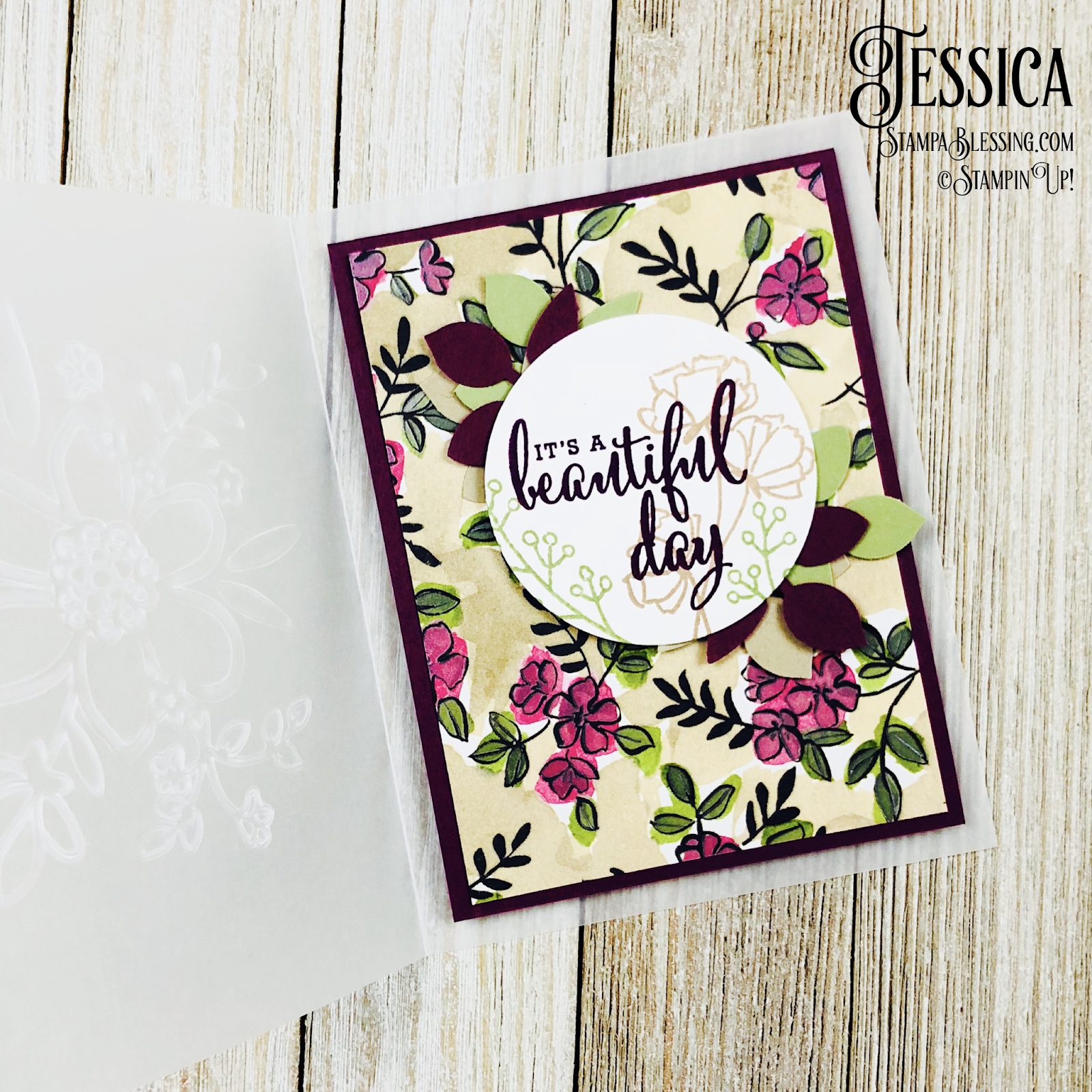 Stamp a Blessing How to Use Vellum for your Cards