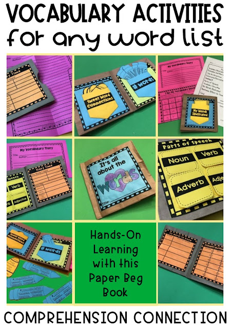 Vocabulary instruction will never get stale or boring if you have a variety of activities to choose from. This blog post includes 20+ ideas for teaching and practicing vocabulary. A strong vocabulary leads to improved comprehension. Stop by to learn more. Vocabulary instruction will never get stale or boring if you have a variety of activities to choose from. This blog post includes 20+ ideas for teaching and practicing vocabulary. A strong vocabulary leads to improved comprehension. Stop by to learn more.
